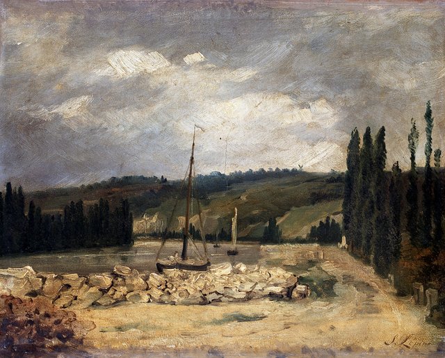 View of the Seine by Stanislas Lépine