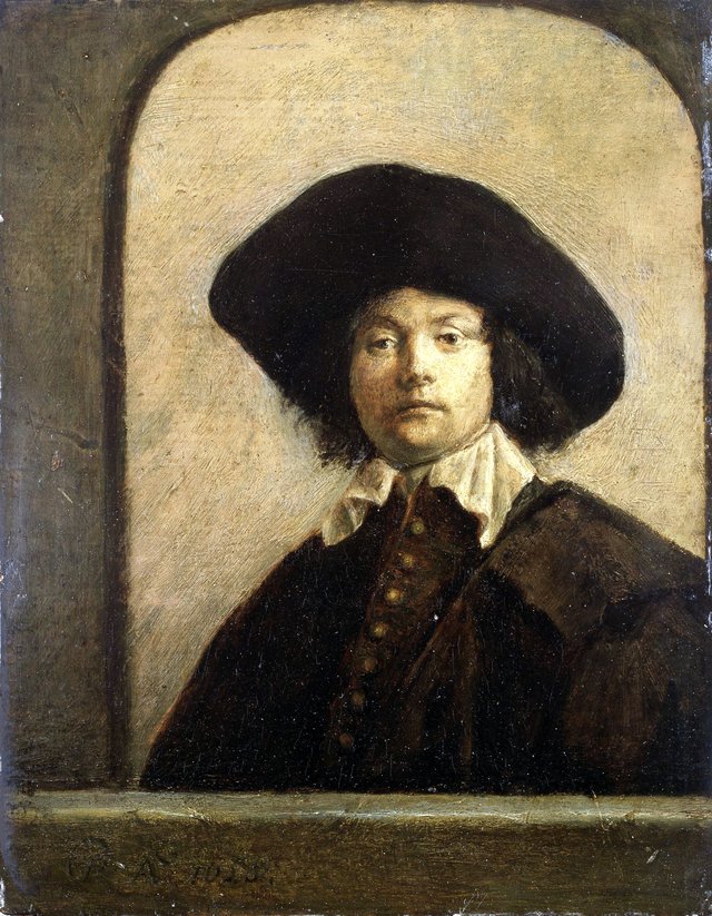 Portret van een man (Zelfportret ?) by Pieter Codde