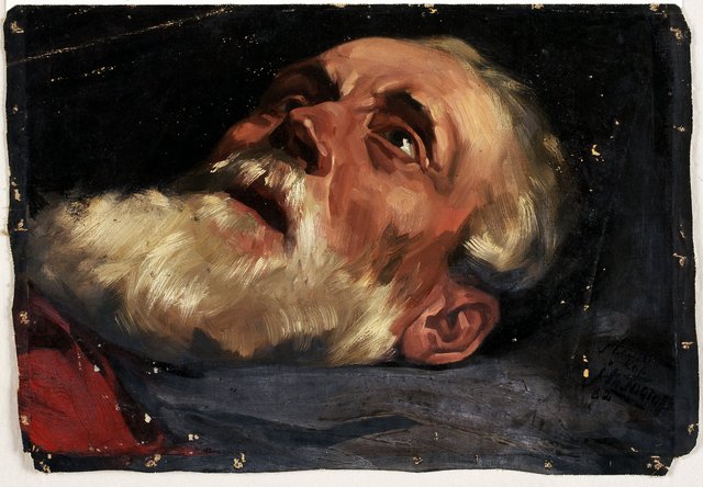 Head of an Old Man (study) by Jan Toorop