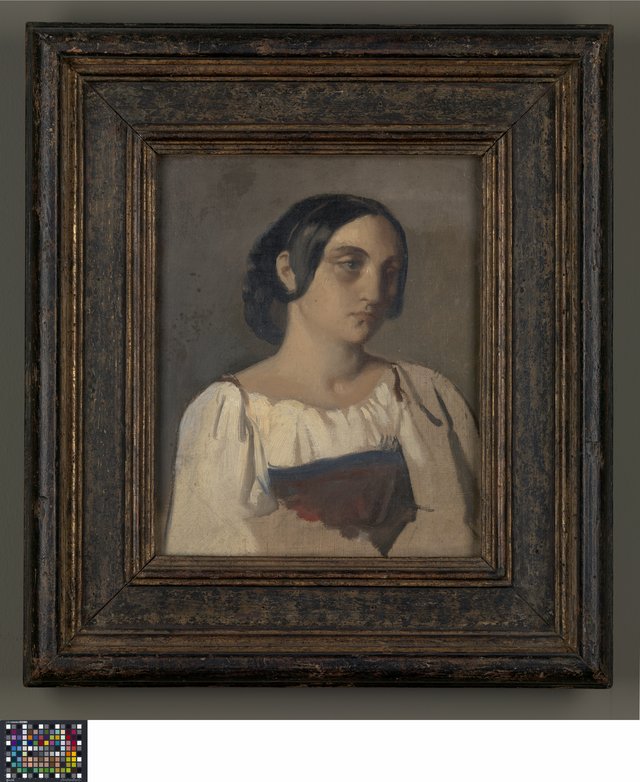 Portrait of an Italian woman by Théodore Chassériau