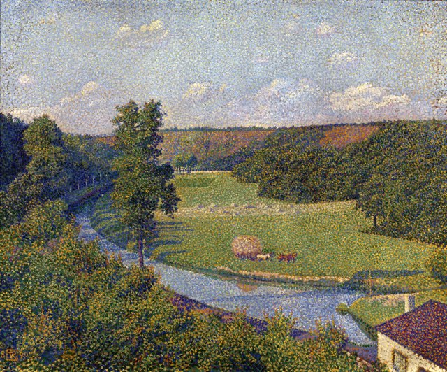 The valley of the Sambre by Théo van Rysselberghe