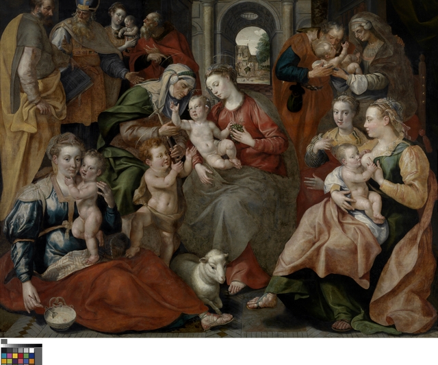 The Family of Saint Anne by Maerten de Vos