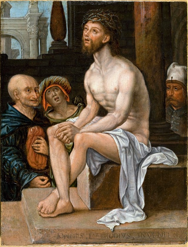Christ on the cold stone by Jan Gossaert