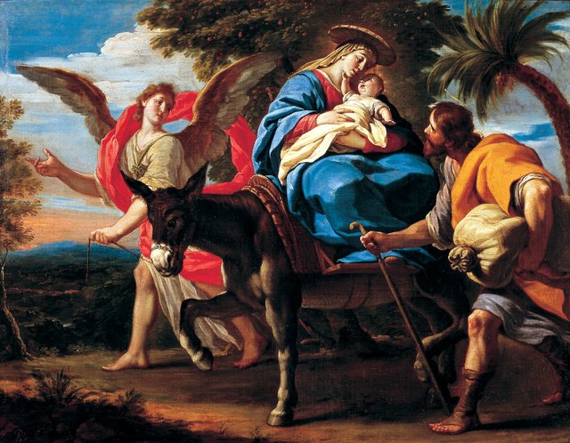 Flight into Egypt by Antonio Palomino
