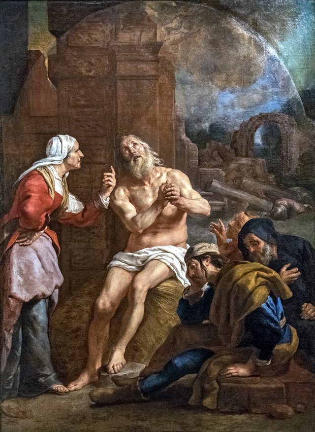 Job on the manure pile by Gaspar de Crayer