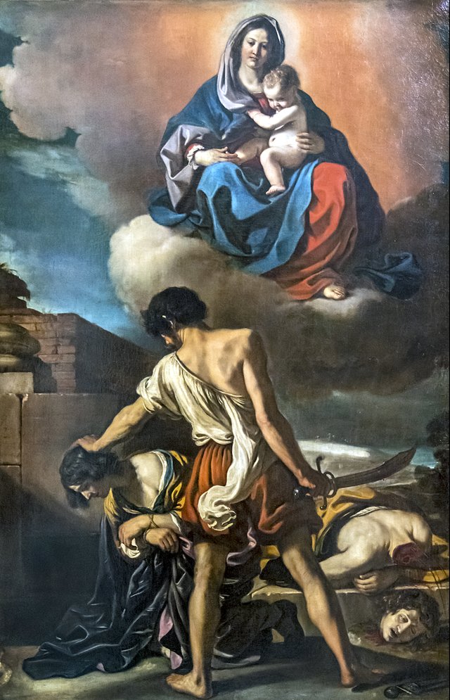 Martyrdom of Saints John and Paul by Guercino