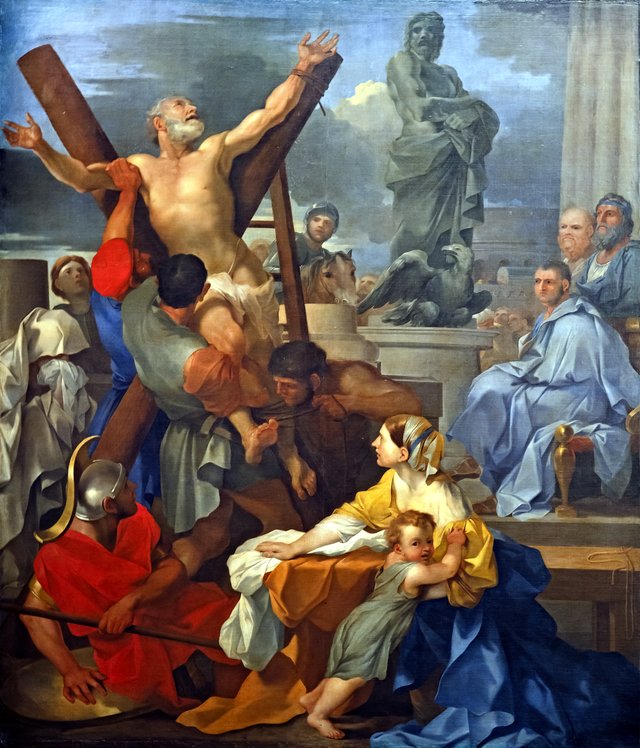 Martyrdom of Saint Andrew by Sébastien Bourdon