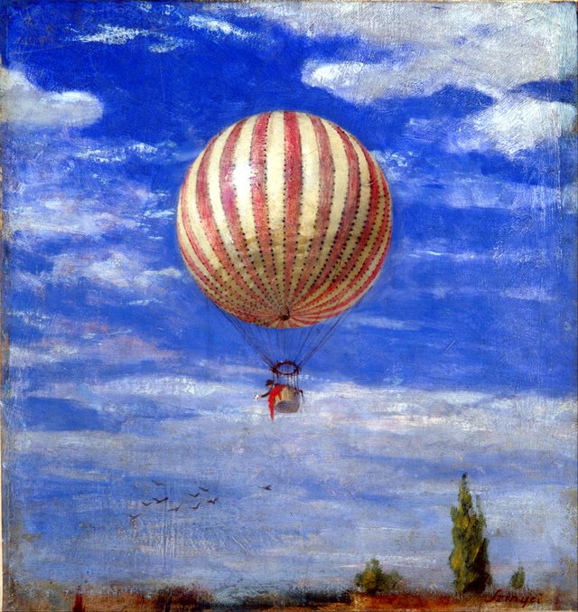 The Balloon by Pál Szinyei Merse