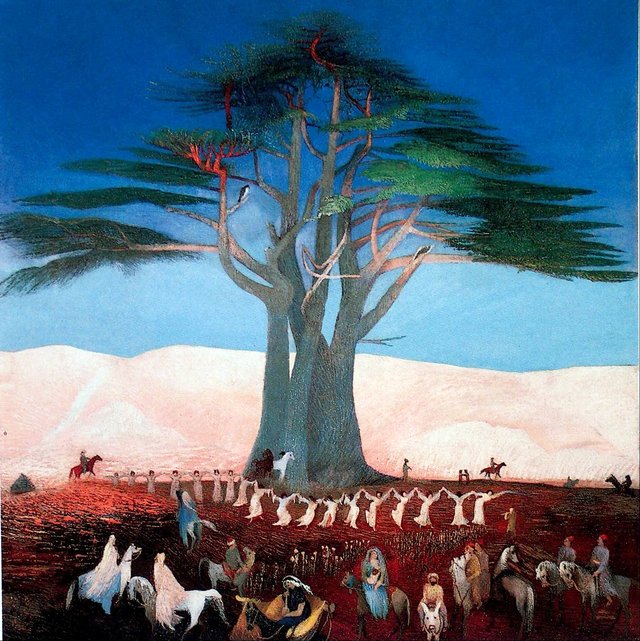 Pilgrimage to the Cedars of Lebanon by Tivadar Csontváry Kosztka