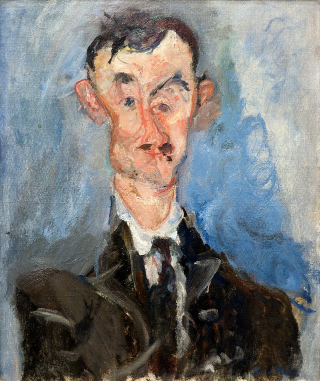 Portrait of a man (Emile Lejeune) by Chaïm Soutine