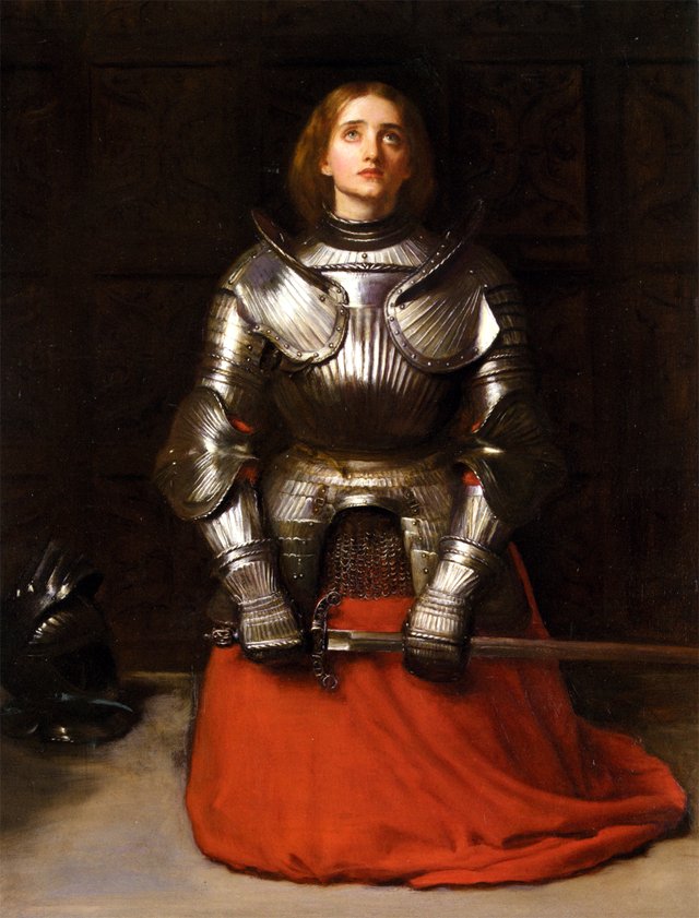 Juana of Arco by John Everett Millais