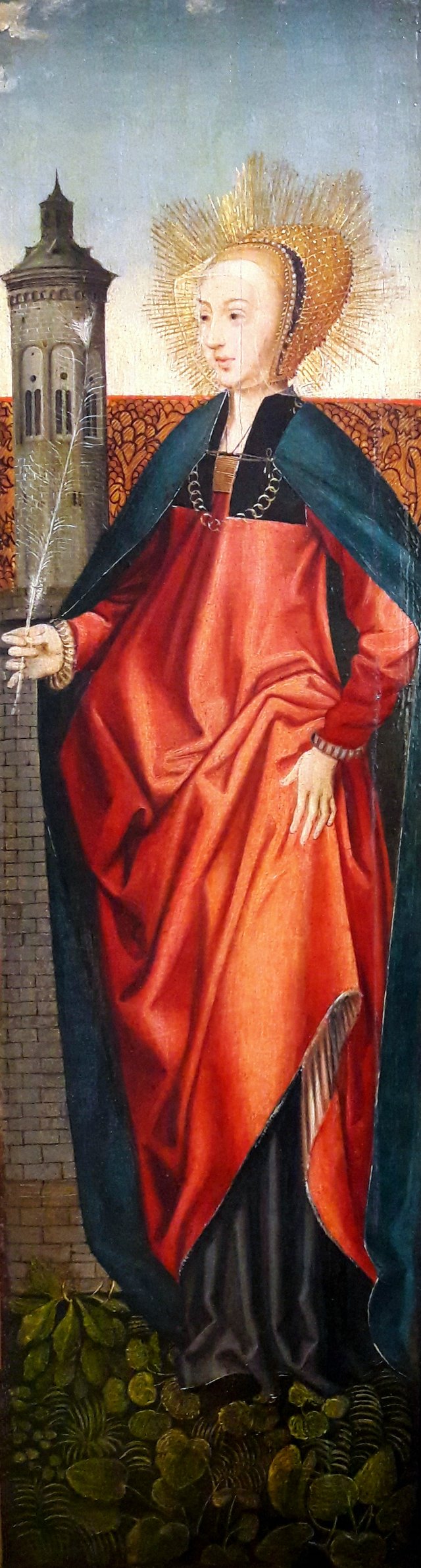 Saint Barbara by Jacob Cornelisz van Oostsanen