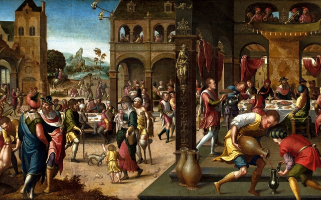 Parable of the Great Banquet by Brunswick Monogrammist
