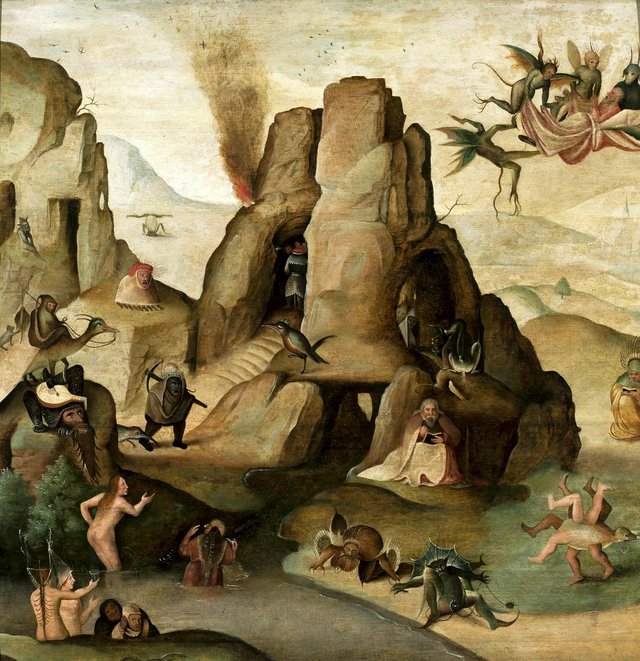 The Temptation of Saint Anthony by Jan Mandijn