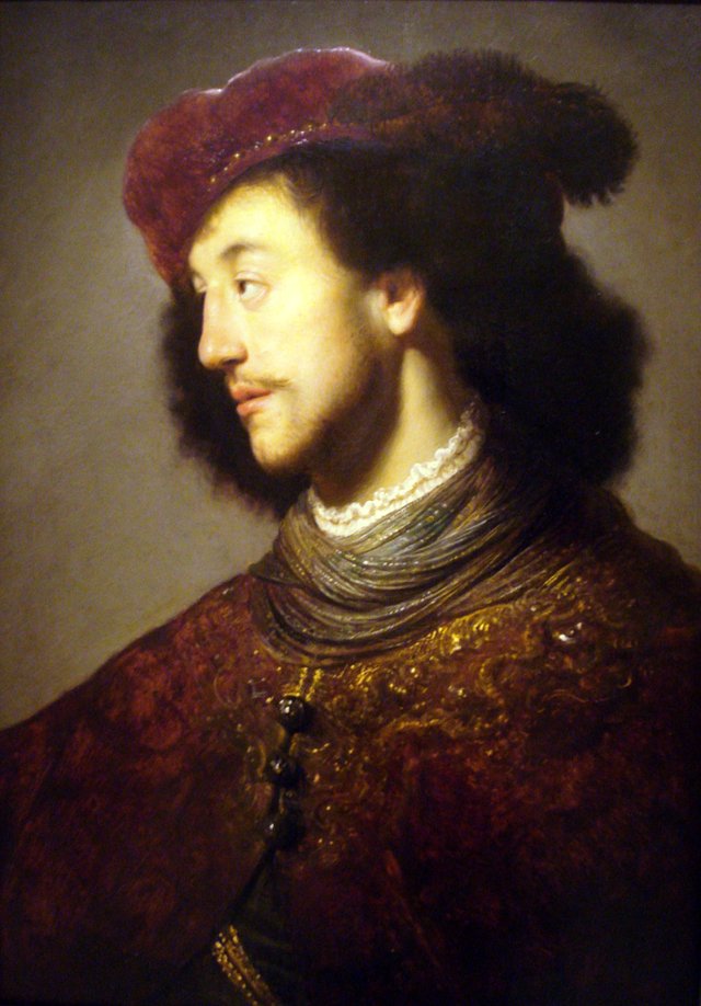Young Man with Red Beret by Jan Lievens
