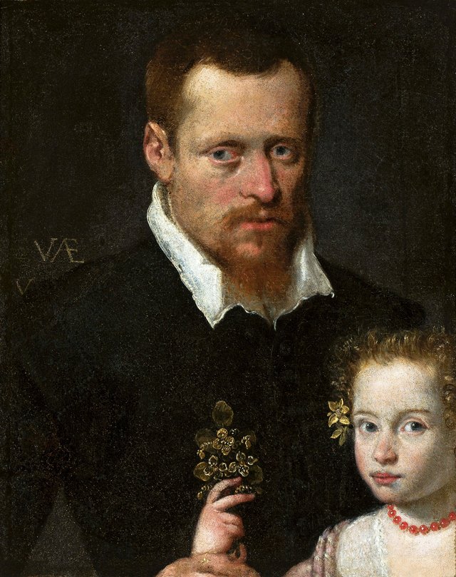 A Man with his Daughter by Sofonisba Anguissola
