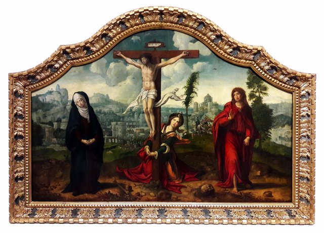 Crucifixion by Pieter Coecke van Aelst