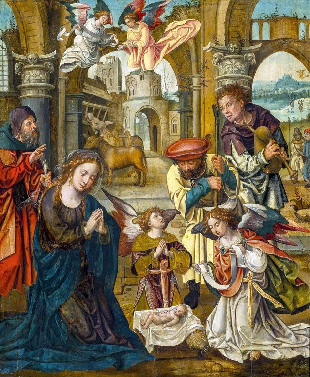 Adoration of the Shepherds by Pieter Coecke van Aelst