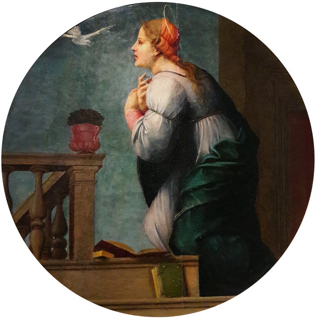 Mary from the Annunciation by Franciabigio