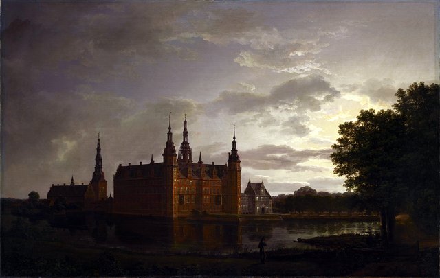 Frederiksborg Castle by Johan Christian Dahl