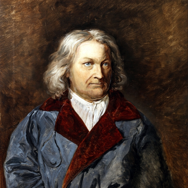 Portrait of Thorvaldsen by Raden Saleh