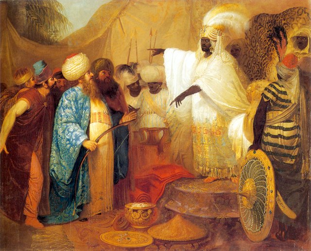 Persian Envoys before the King of Ethiopia by Franciszek Smuglewicz