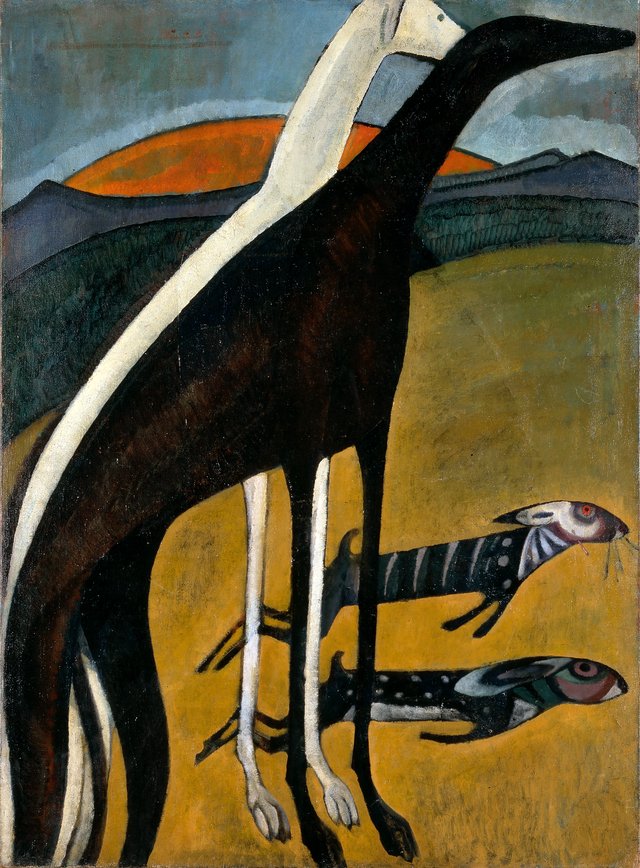 Os galgos by Amadeo de Souza Cardoso