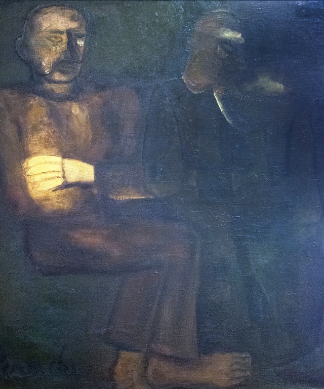 Boer en boerin by Constant Permeke