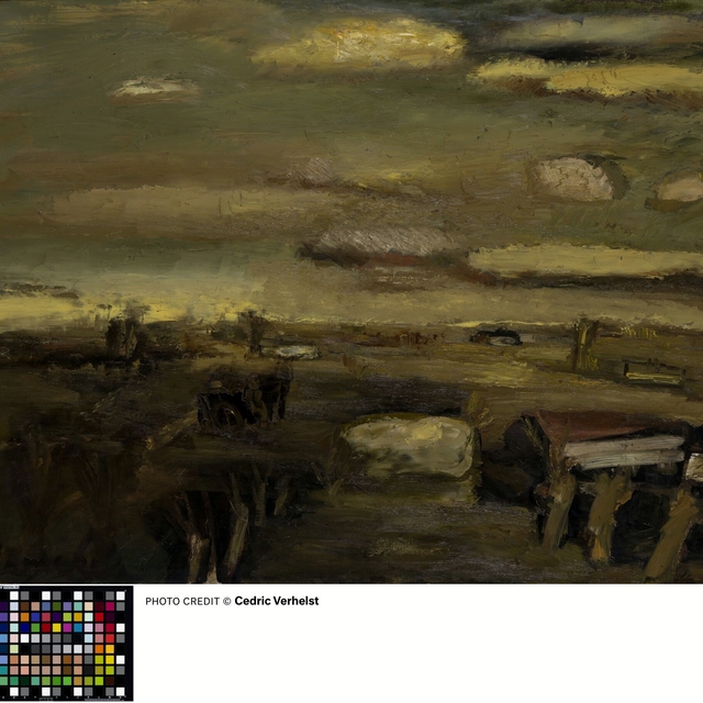 Landschap in februari by Constant Permeke
