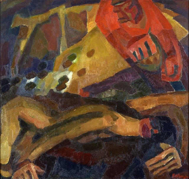 De zaaier by Frits Van den Berghe