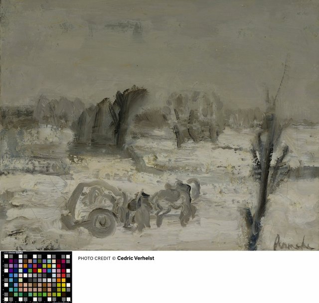 Winterlandschap by Constant Permeke