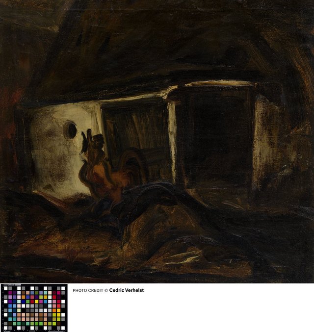 Haan op mesthoop by Constant Permeke