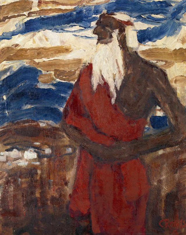 Moses Seeing the Promised Land by Christian Rohlfs