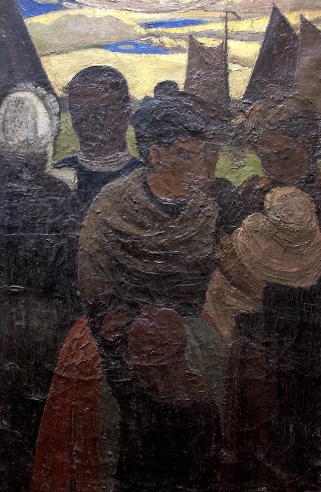 Aan de kaai (Les Ostendaises) by Constant Permeke