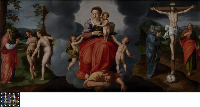 Allegorie van de liefde by Jacob Adriaensz Backer