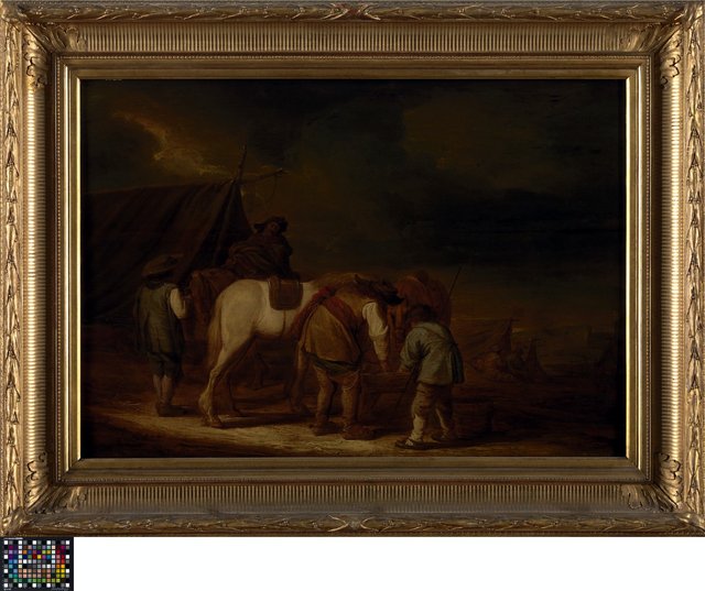 Ruitershalte by Benjamin Gerritsz Cuyp