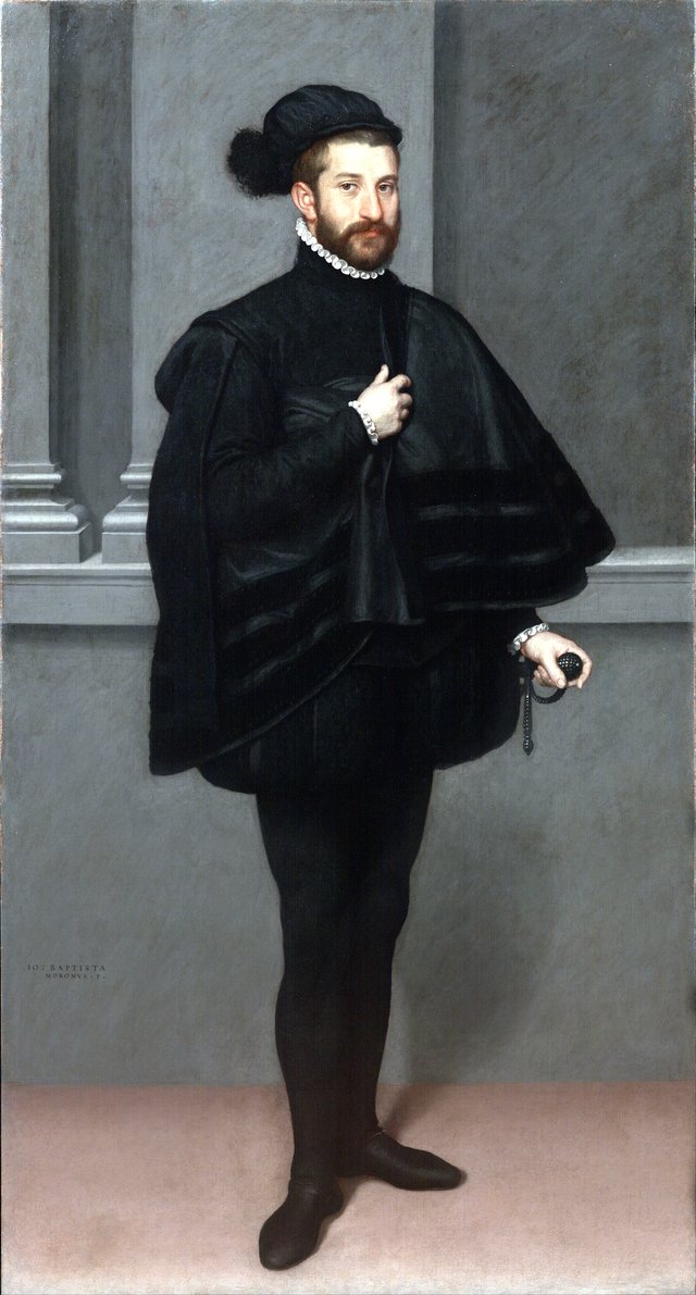 The Black Knight by Giovanni Battista Moroni