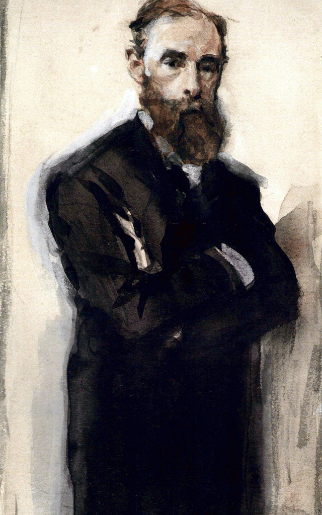 Pavel Tretyakov by Valentin Serov