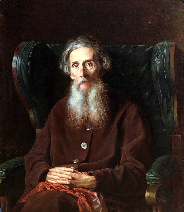 Portrait of Vladimir Dal by Vasily Perov