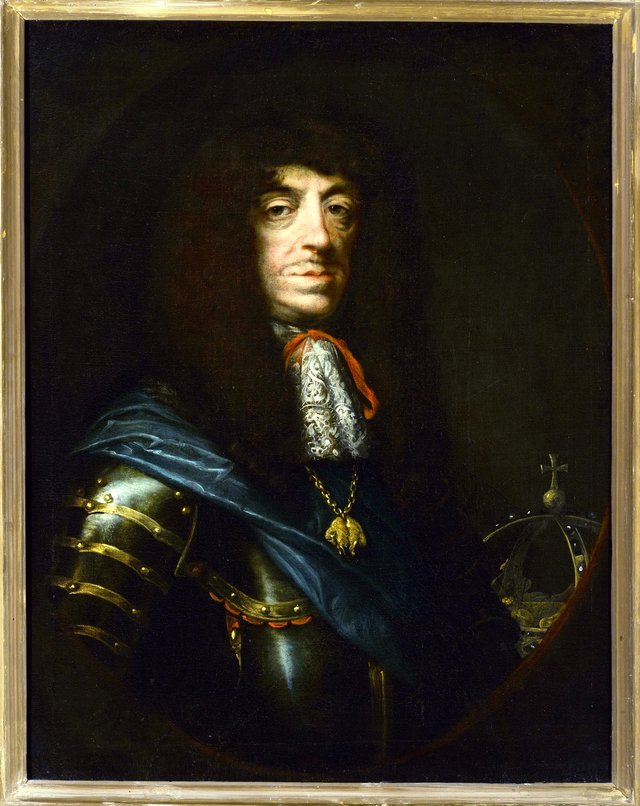 Portrait of King John II Casimir Vasa. by Daniel Schultz