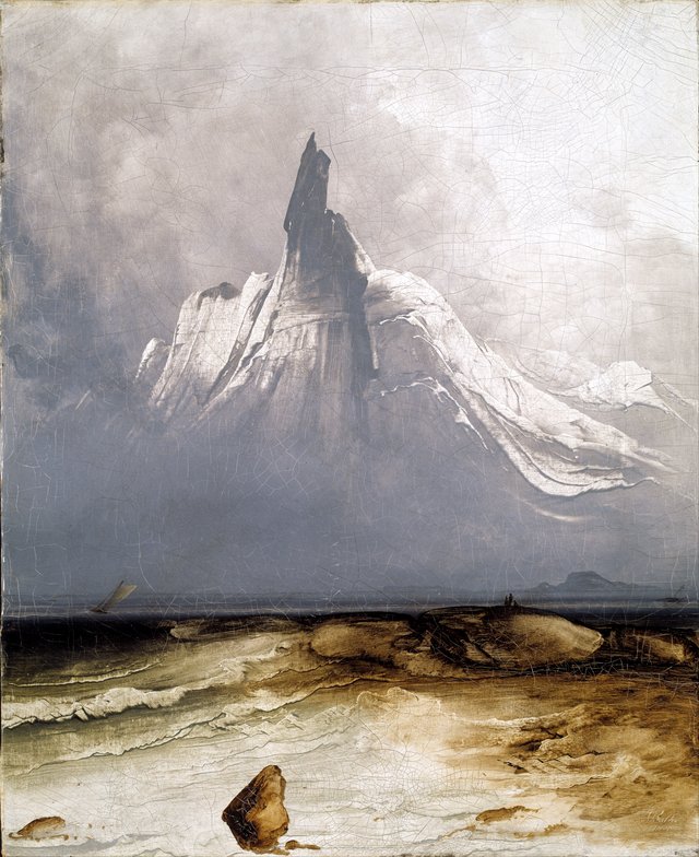 Stetind in Fog by Peder Balke
