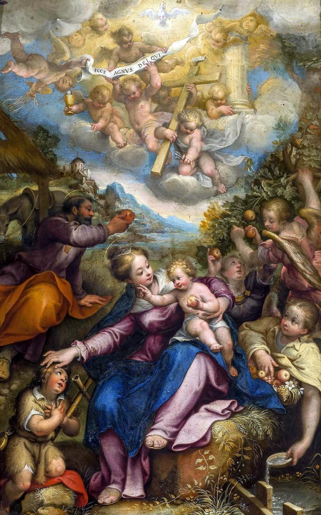 The Rest on The Flight into Egypt by Denys Calvaert