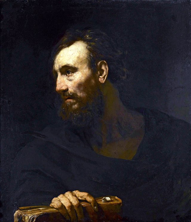 The Apostle with a book by Willem Drost