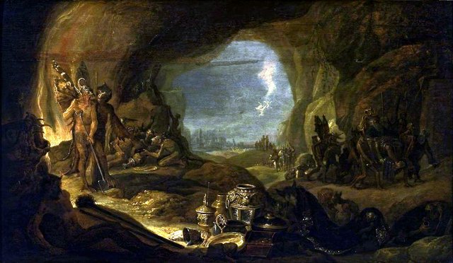 Funeral of a rich man by Cornelis Saftleven