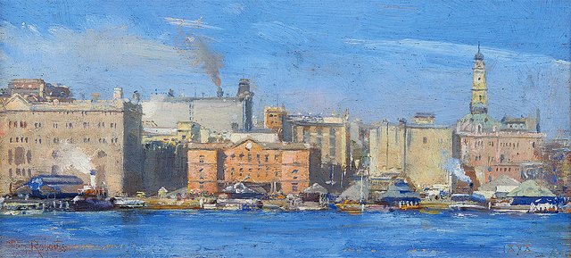 Circular Quay by Tom Roberts