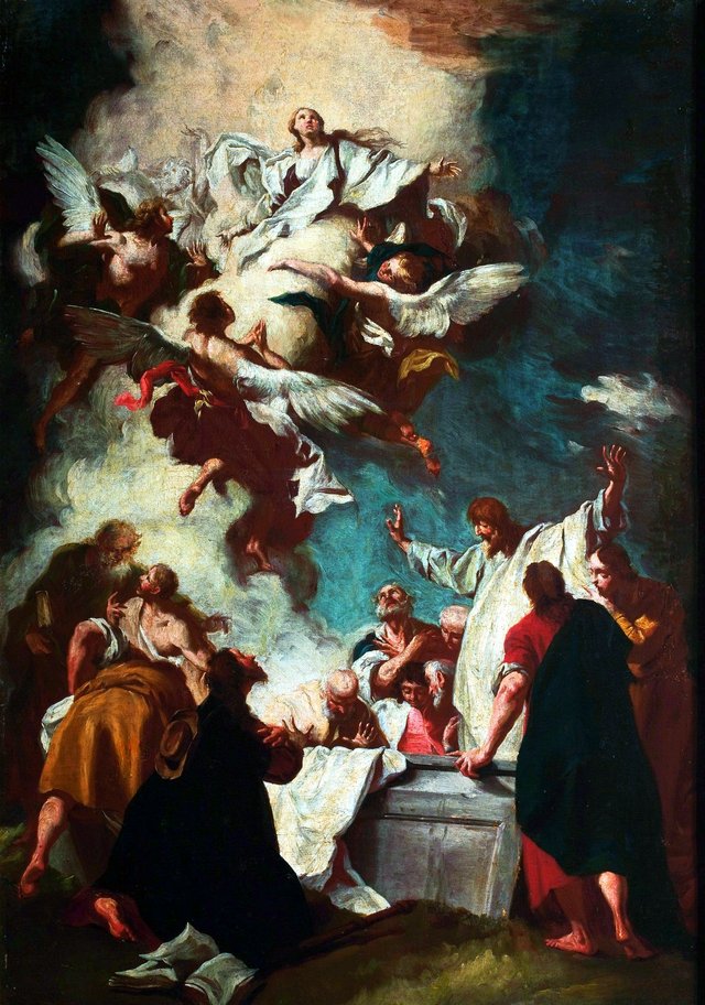Assumption of Mary by Giovanni Battista Piazzetta