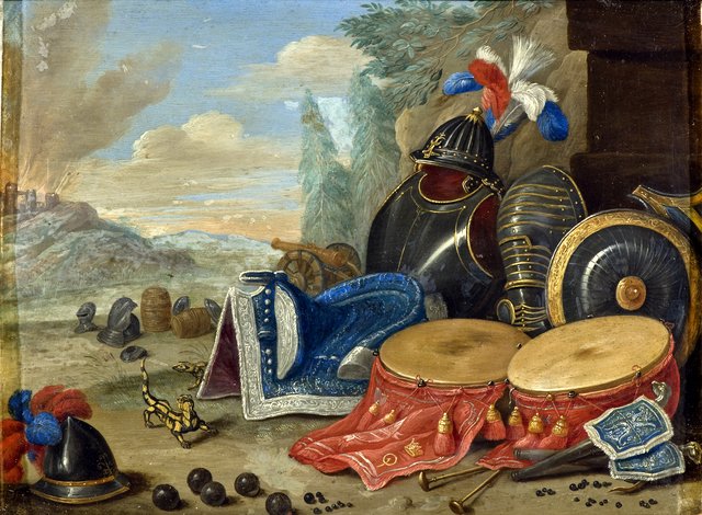 Emblems of War by Jan van Kessel the Elder