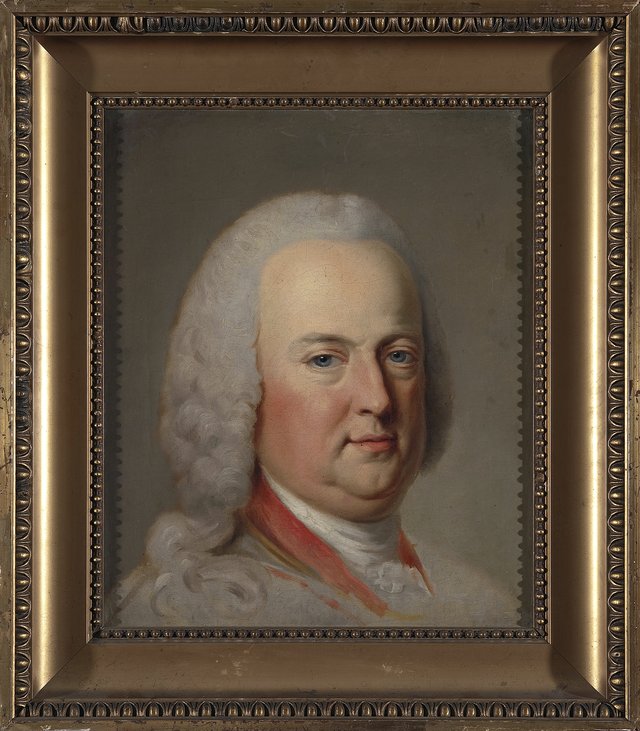 Portrait of Heinrich von Brühl. by Marcello Bacciarelli
