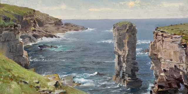 British Coastal View (Coast of Cornwall) by William Trost Richards