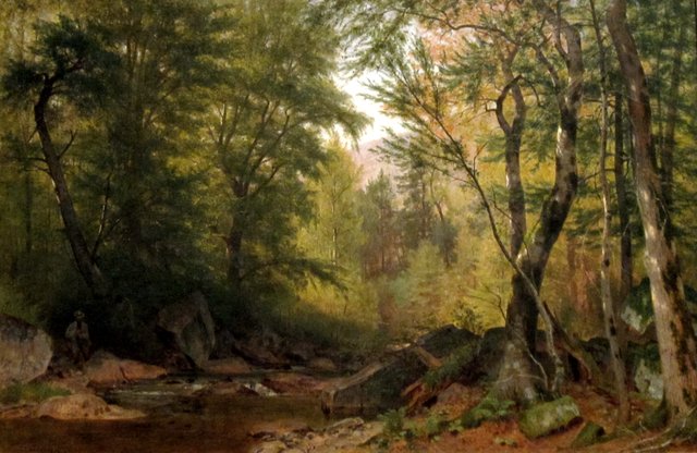 Fly Fishing by Worthington Whittredge